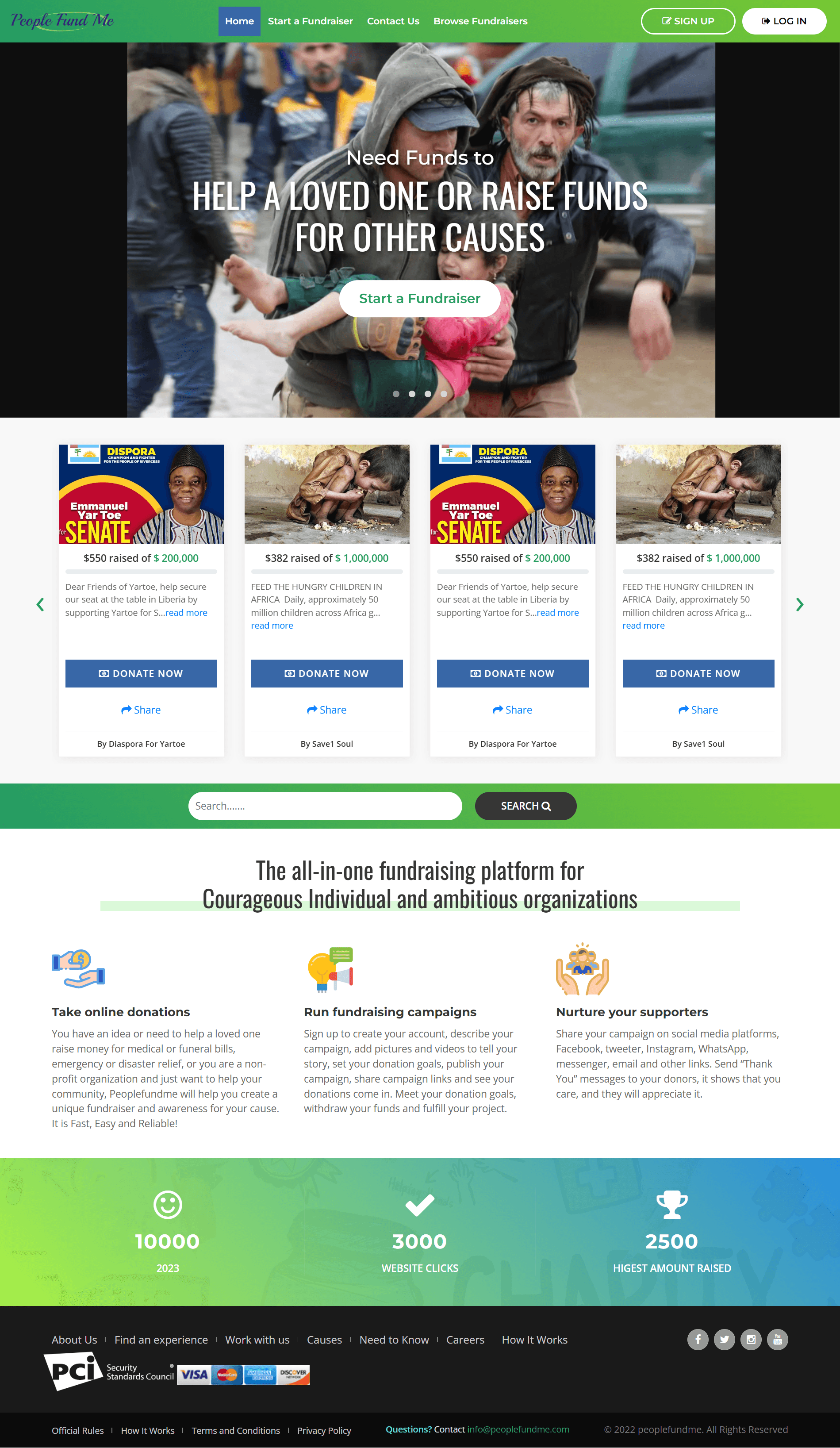 Peoplefundme - Crowdfunding Platform screenshot